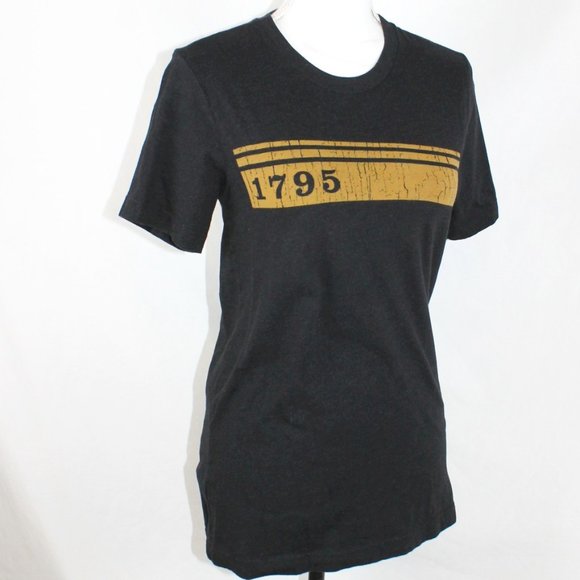 Bella Canvas Other - JIM BEAM 1795 Unisex T-Shirt Size Small Black with Gold Logo Jim Beam Black S/S